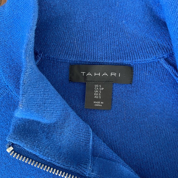 Sweater Tahari Blue Size Small - Picture 2 of 10